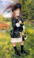 Una joven con una sombrilla Pierre Auguste Renoir